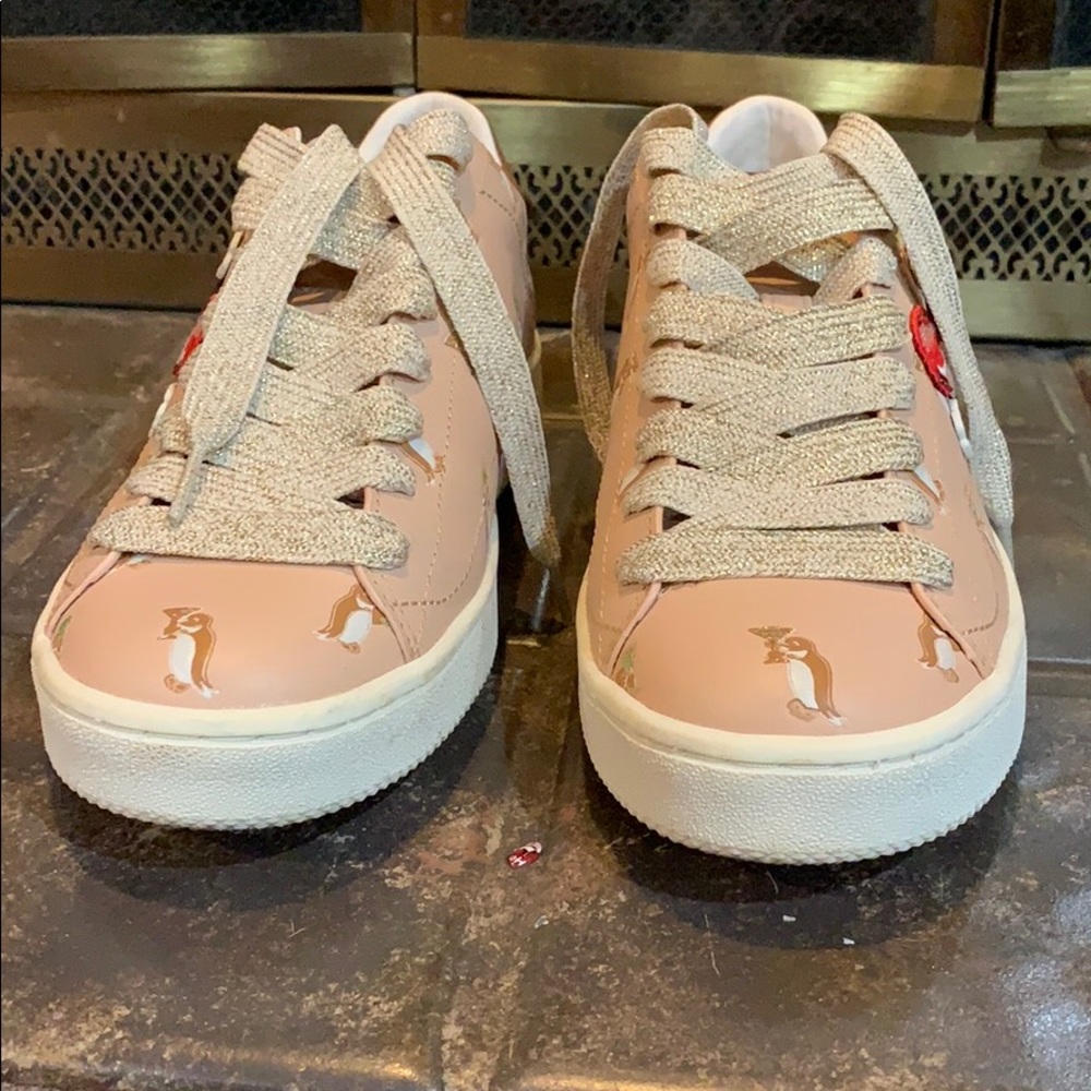 Coach C101 Cherry Leather Sneakers